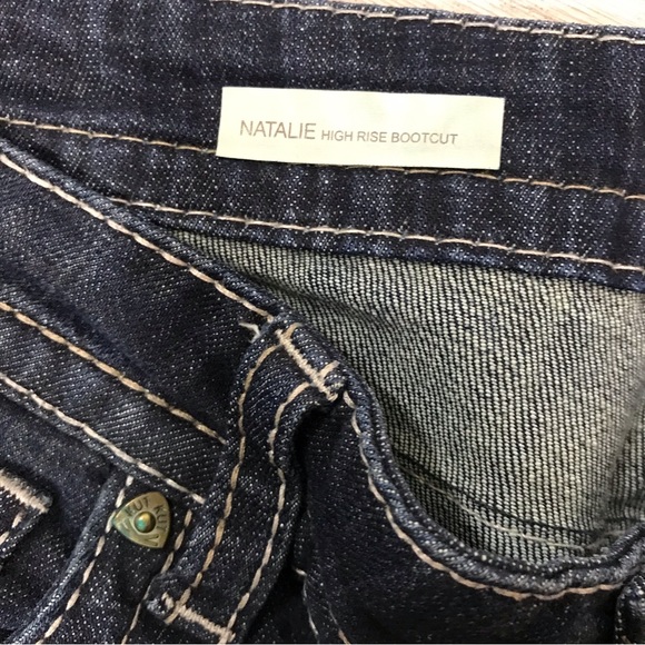 Kut From The Cloth Dark Blue Natalie High-Rise Jeans - Picture 9 of 10